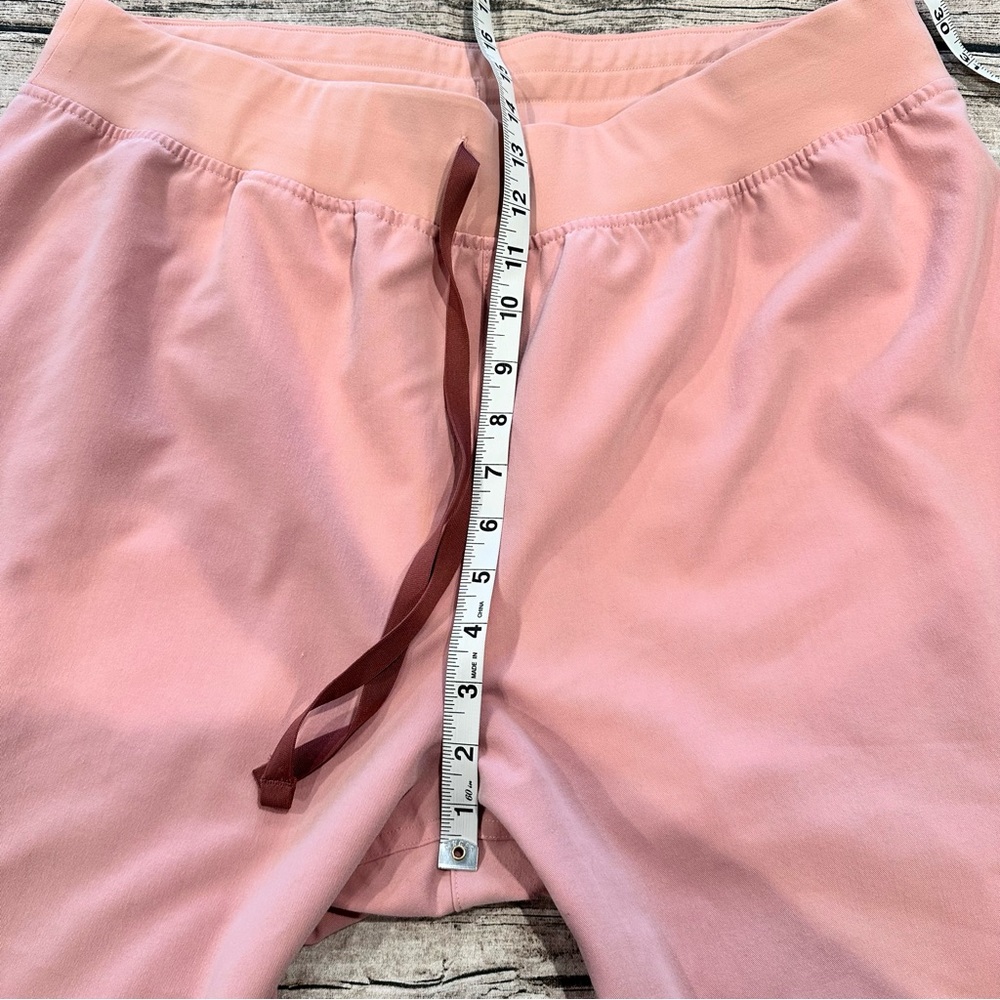 Figs Women's Wide Leg Scrub Set in Light Pink - Picture 11 of 13